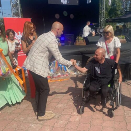 Starosta wita mieszkańców DPS-u